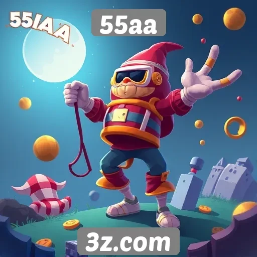 Comparativo entre 55aa e outros sites de jogos