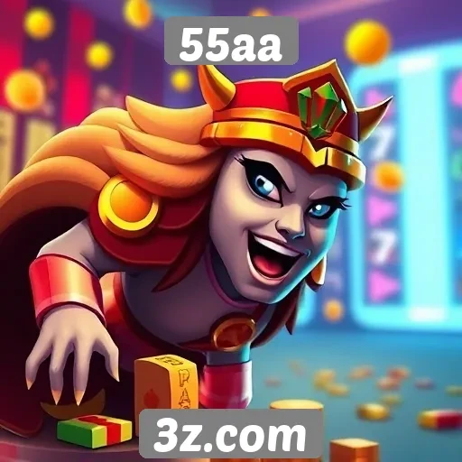 Análise das funcionalidades do site de jogos 55aa